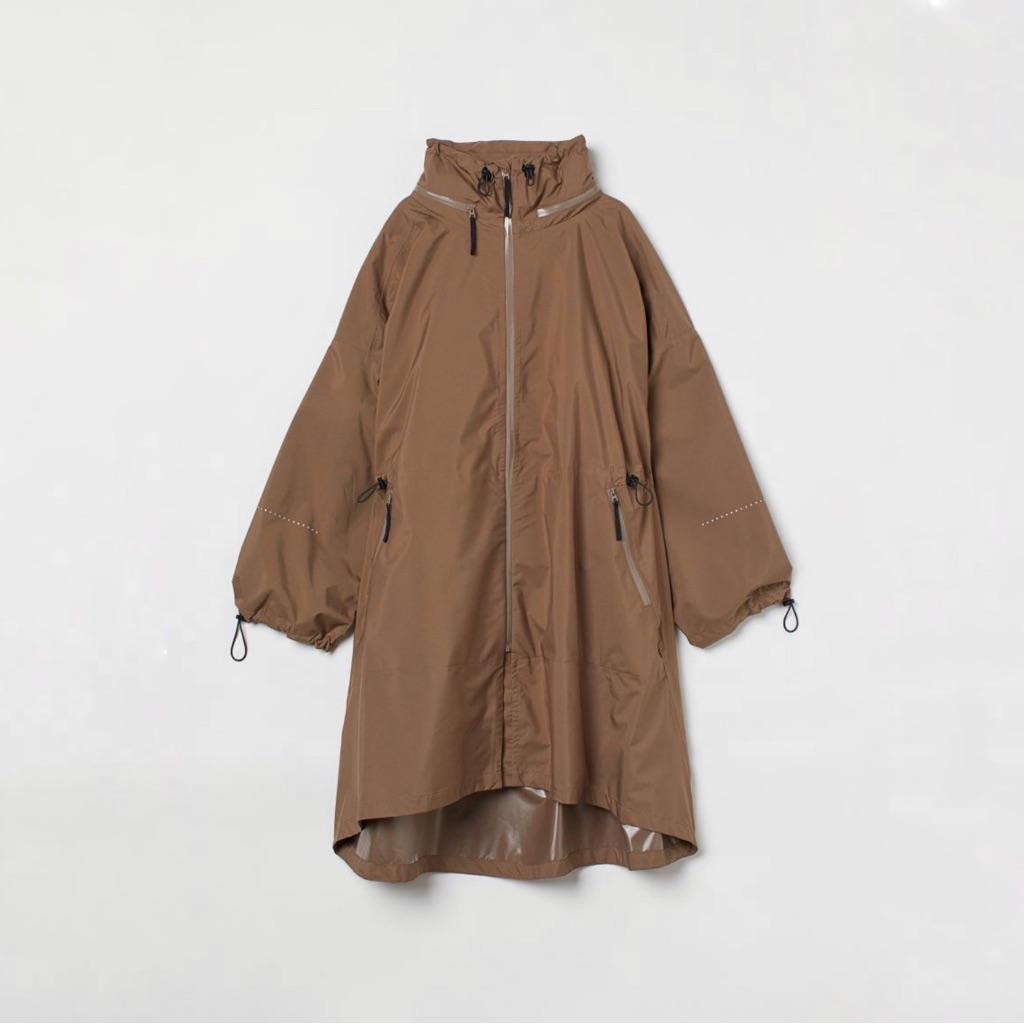 H&M Packable Commuter Jacket In Dark Beige, Sz M, Msrp $99